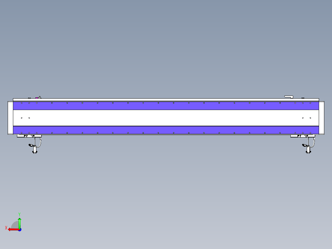 威洛博VL系列直线电机模组-2VL22H2-S1600后视图