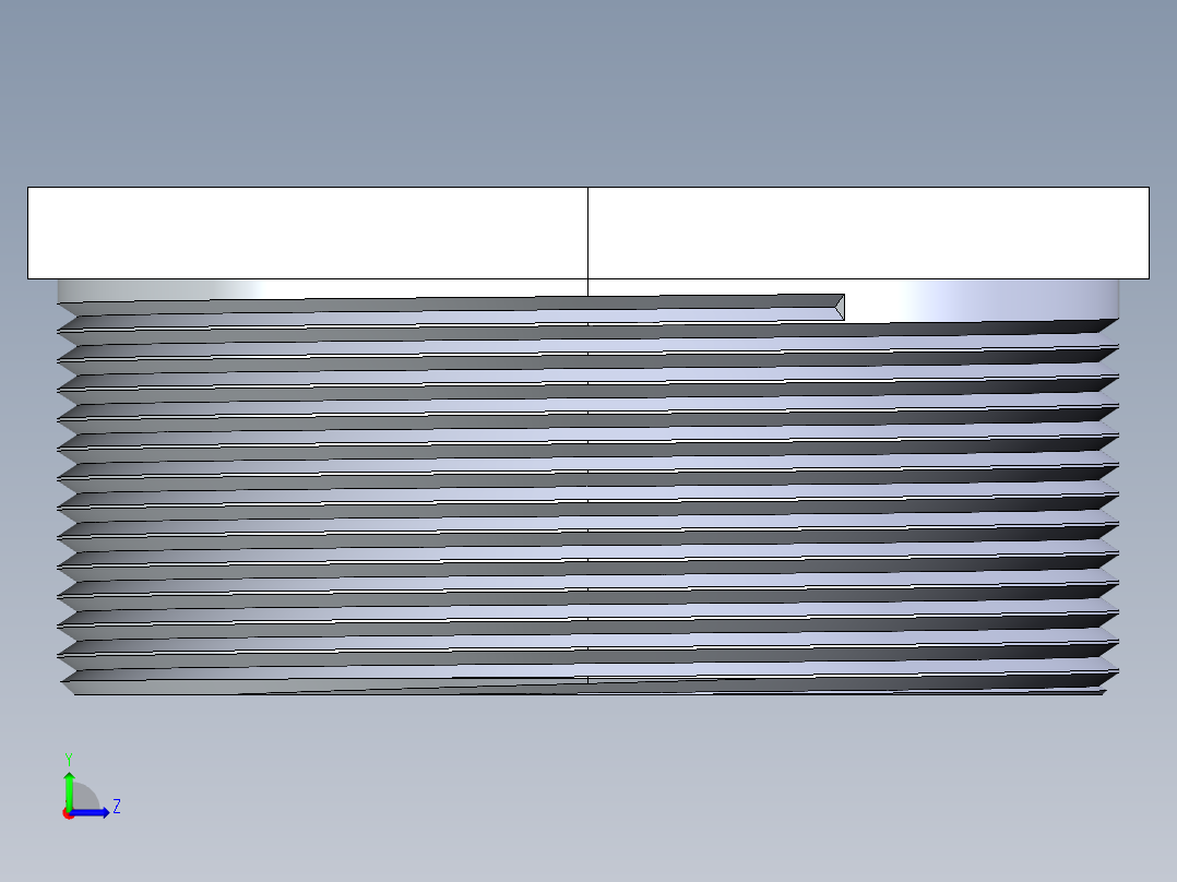 CPVC管件22-Sch80_Plug_MPT_9850-040_4in左视图