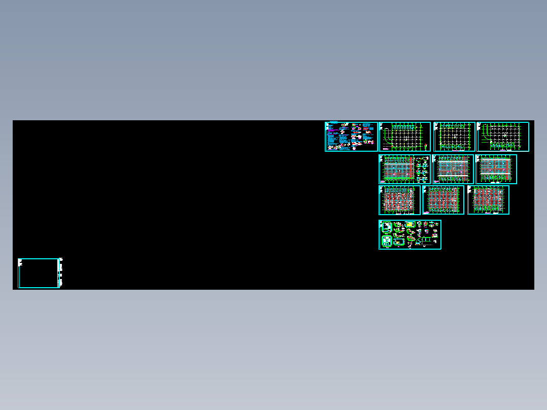 某地下车库结构设计施工图纸