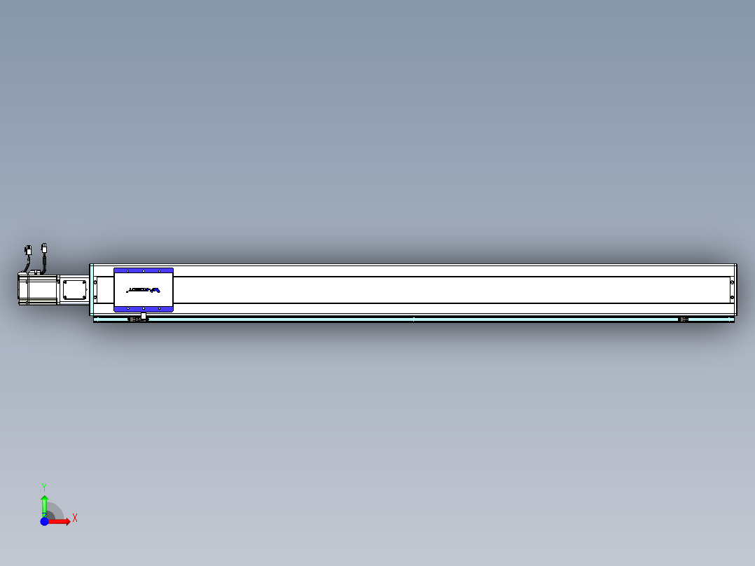 威洛博VC丝杆传动-无尘环境VC14-Lxx-C-S1450-BC-ZP75-C3前视图