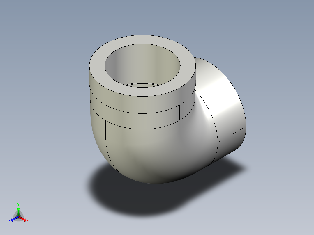1GIMC 90°肘增强溶剂焊接插座D和BSP螺纹不锈钢加强环母端R