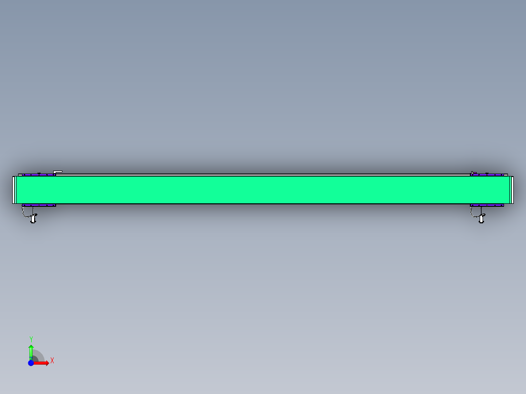 威洛博VL系列直线电机模组-2VL17E3-S2550前视图