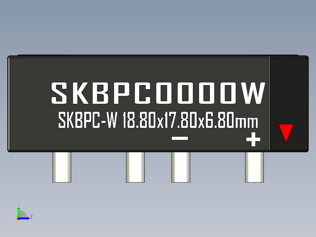 桥式整流器-SKBPC-W_Min_Size左视图