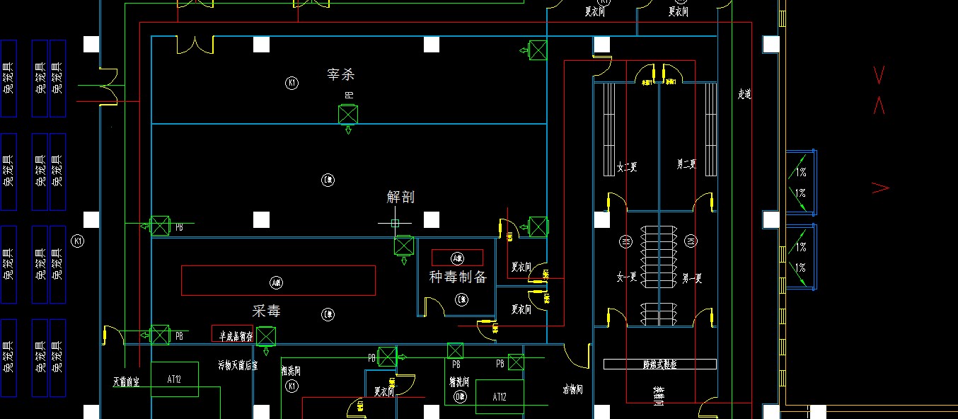 XO1-抗病毒疫苗生产线设备毕业设计图纸CAD1158482