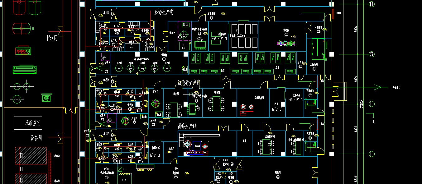 XO1-抗病毒疫苗生产线设备毕业设计图纸CAD1158482