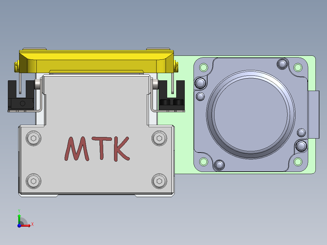 GTH内嵌丝杆全封闭GTH8-BR-400W前视图