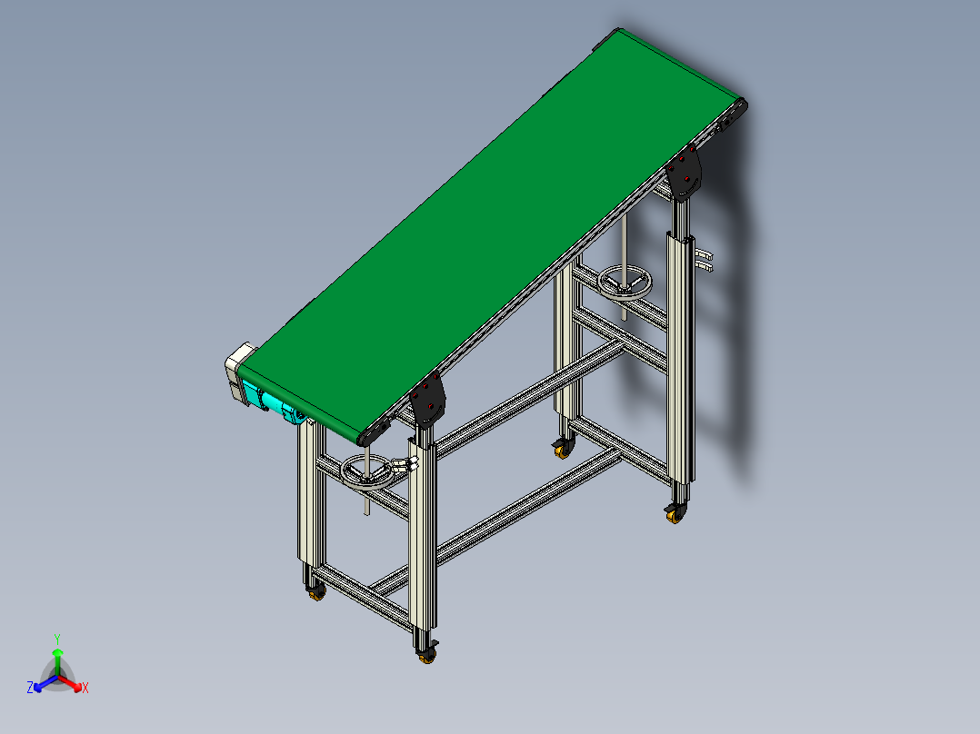 LE-XC4040-平面升降输送线右边驱动