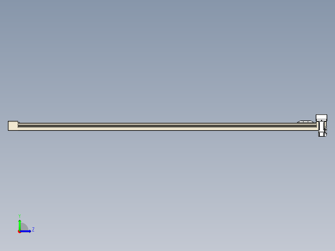 同步带全封闭直线模组TPA-HCB-65S-90-L1650-ML-Y-P10-N3左视图
