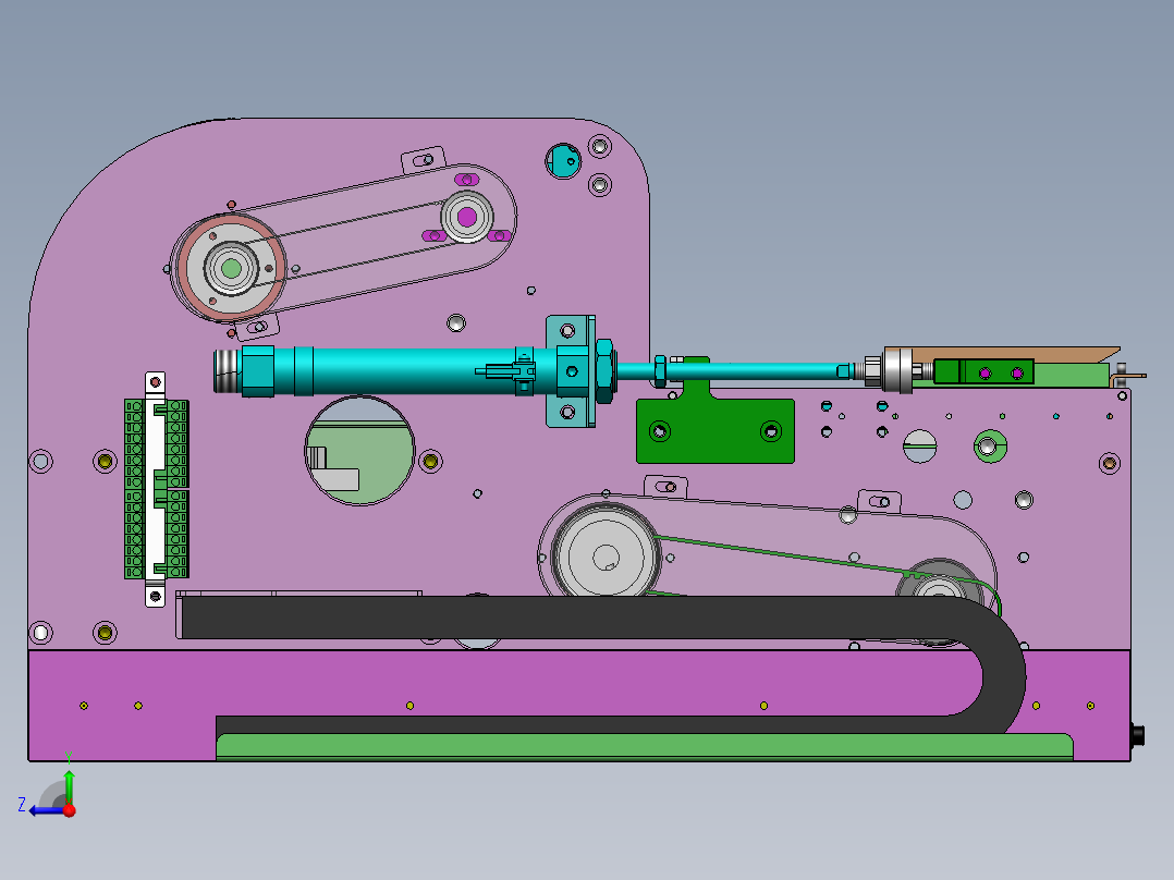 标签飞达右视图