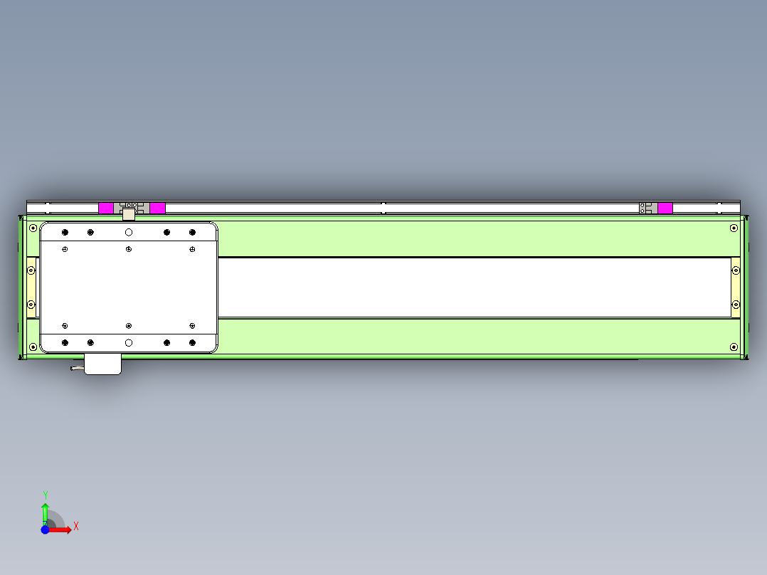 威洛博LC系列3d模型模组LC17E2Y-S600前视图
