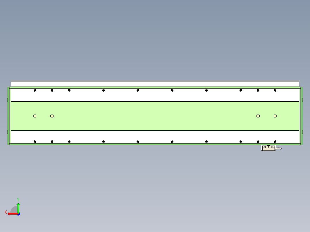 威洛博LC系列3d模型模组LC17E2Y-S600后视图