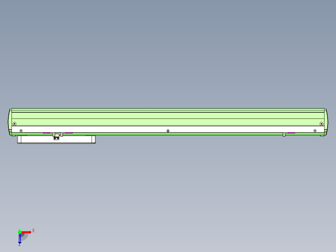威洛博LC系列3d模型模组LC17E2Y-S600俯视图