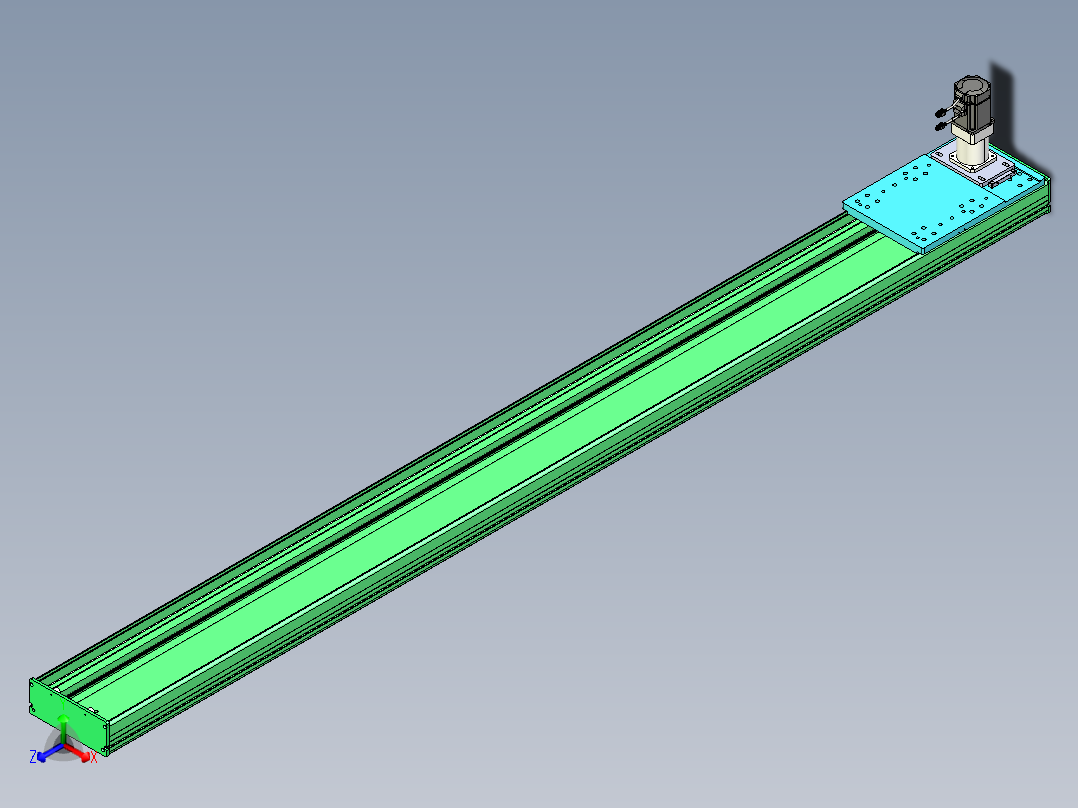 东锦齿条传动DH270G-L167-S2800-BU-减速机+750W
