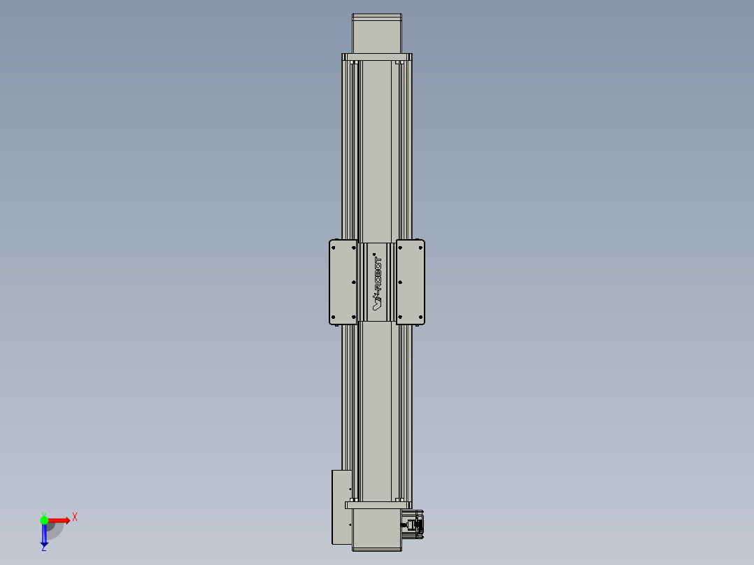 威洛博直线电机模组EB20-L224-S950-BR-ZP75-MS3-5K俯视图