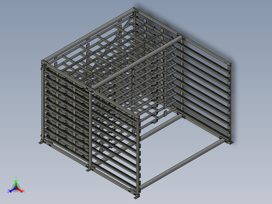带轴承金属框架