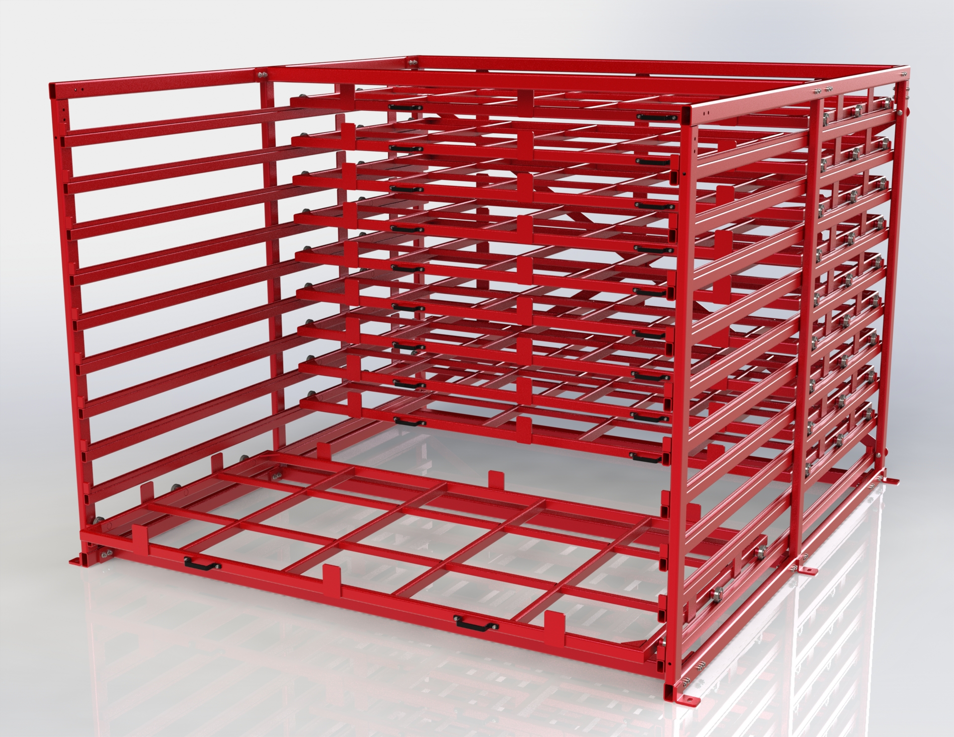 带轴承金属框架