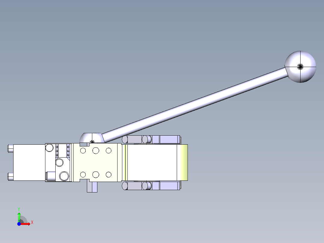 德克斯TUNKERS气缸数模MK50_1_A10前视图