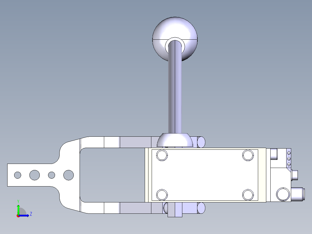 德克斯TUNKERS气缸数模MK50_1_A10左视图