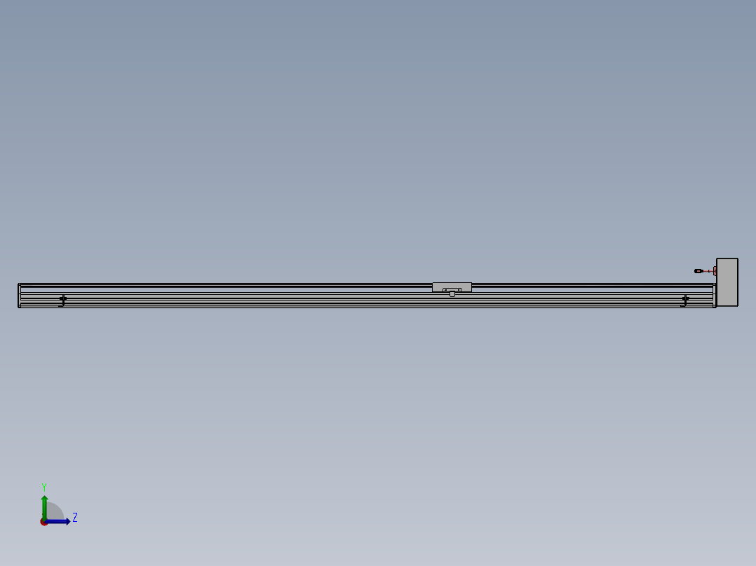 精密模组MT170-L125-2400-LU-M75-C4左视图