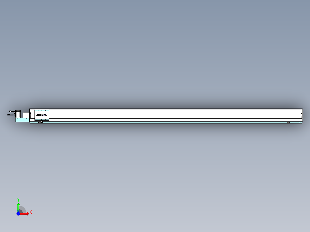 威洛博VBC同步带传动一无尘环境VBC14-L45-S2700-BL-ZP40-C3前视图