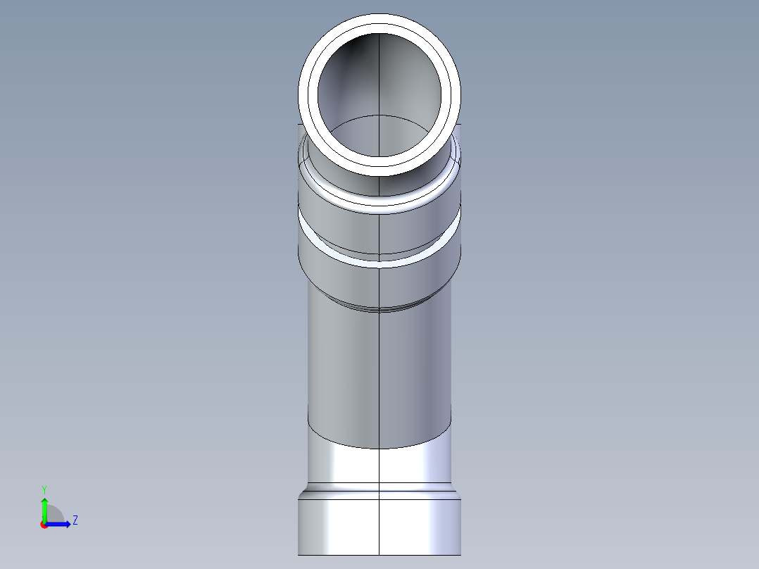 船舶管路系统S11_SeaDrainPLUS_DoubleComboWye-SxSxSxS_37E268202_2in Sea Drain Plus - Double Wye - SxSxSxS左视图