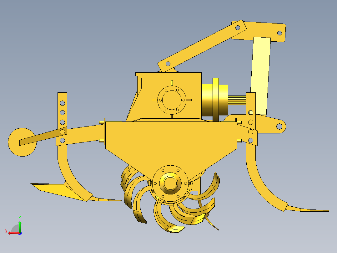 联合耕整作业机SW三维==313591==28后视图