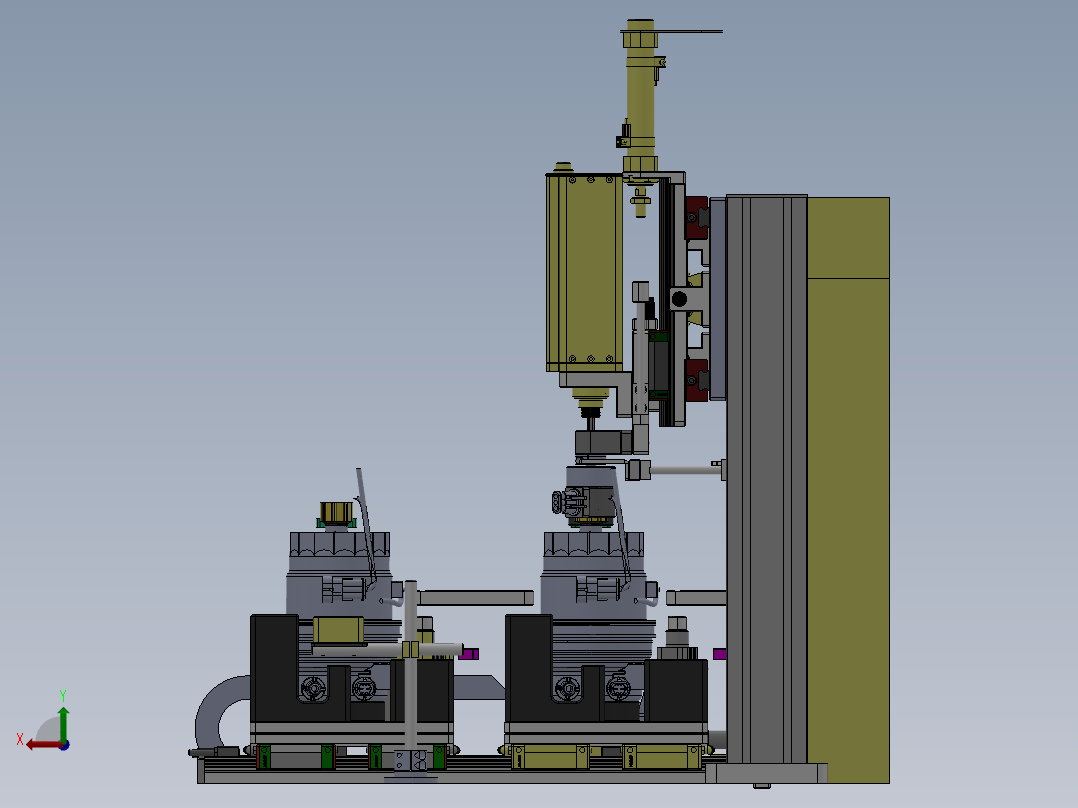 汽车大盖组装拧紧检测sw20可编辑后视图