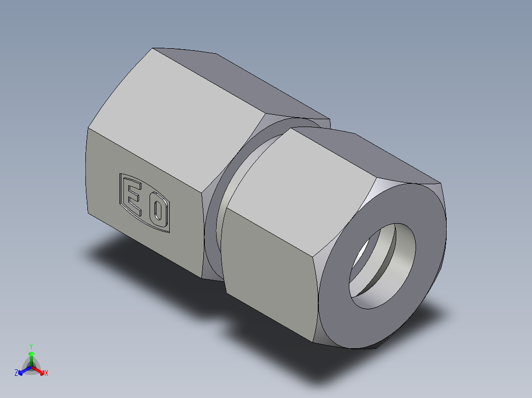 卡套式工业通用硬管接头EO_Swivel_connector_GAI14ZSM71