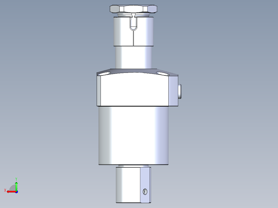 KOSMEKLHA1050-CLN多系列多零件图纸模型后视图