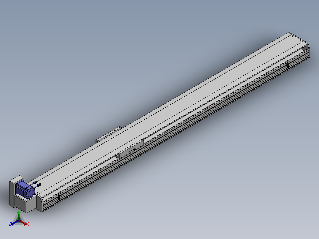 精密模组MT220-L150-2200-LU-M75-C4正等轴测图