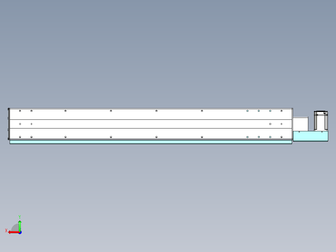 威洛博VBF同步带传动一般环境VBF14-L45-S950-BL-ZP40-C3后视图