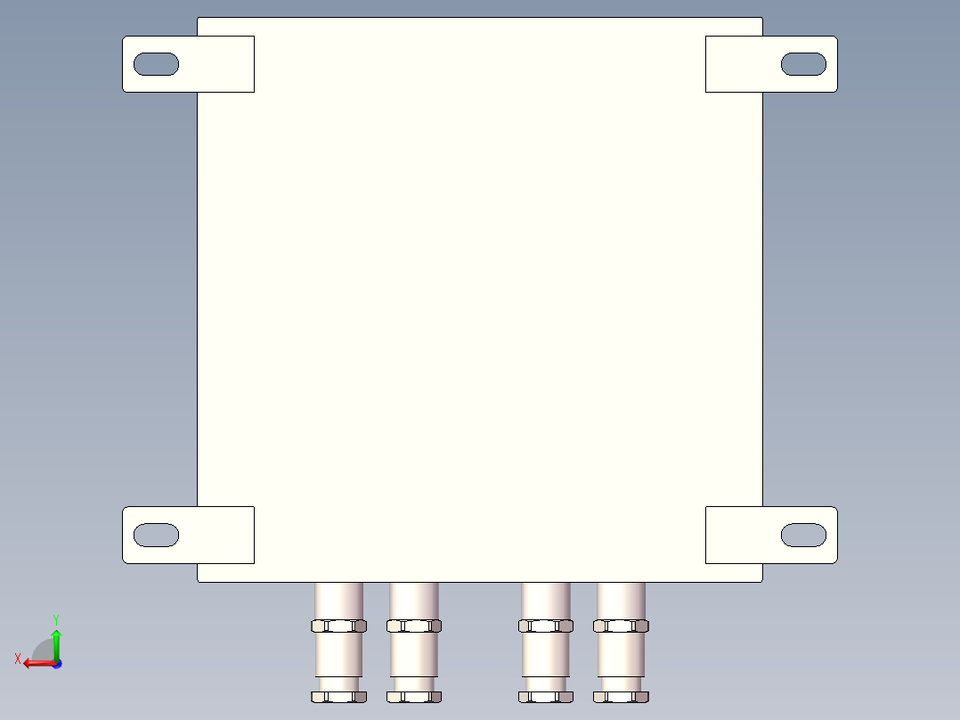 IIC防爆电气箱后视图