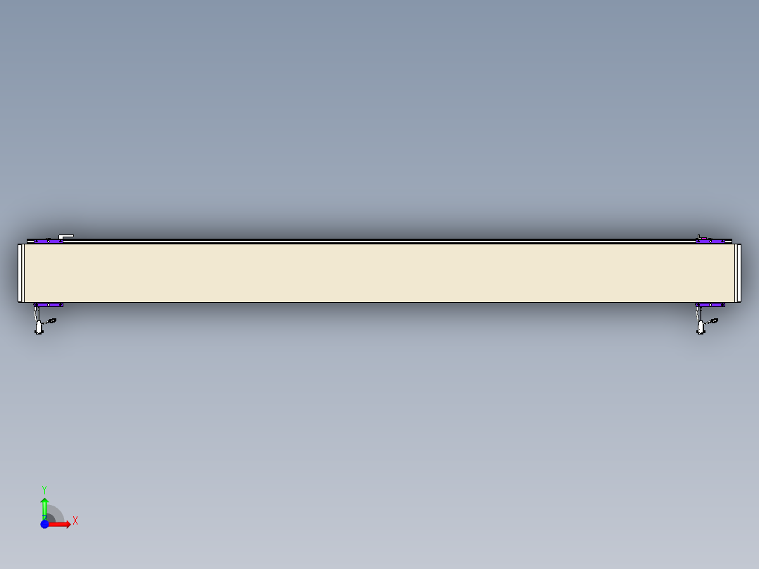 威洛博VL系列直线电机模组-2VL22H1-S2350前视图