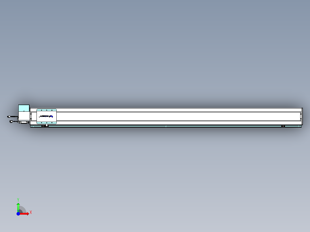 威洛博VBC同步带传动一无尘环境VBC14-L45-S1900-BRD-ZP75-C3前视图