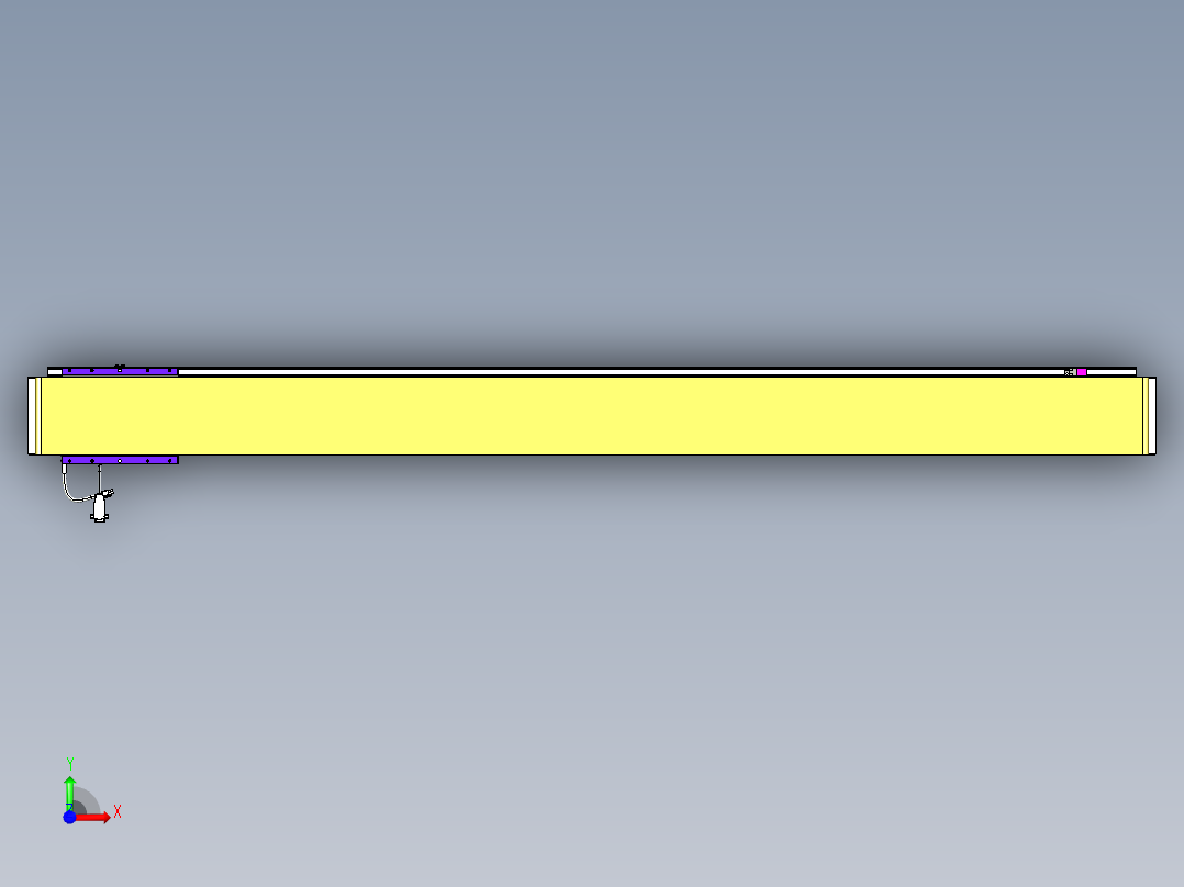 威洛博VL系列直线电机模组-VL14S3-S1700前视图