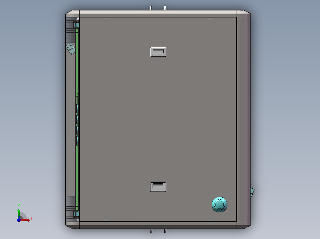 射频专机设备（sw18可编辑+工程图+bom）前视图