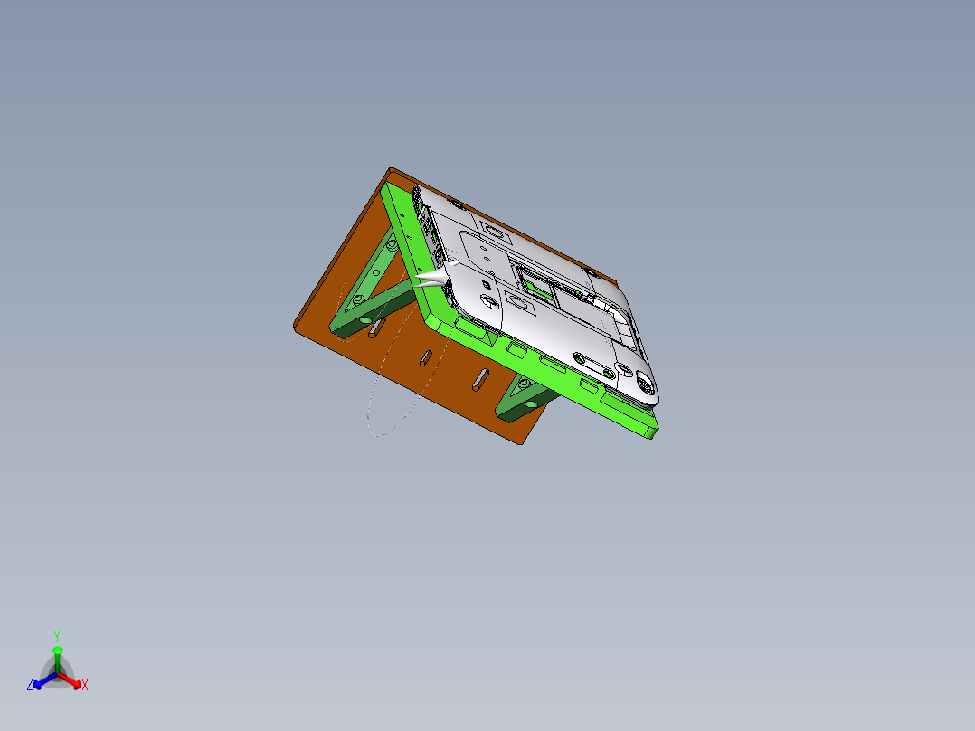电子塑胶外壳检测生产线设备sw17正等轴测图