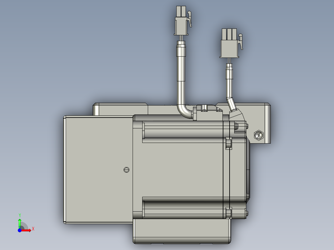 威洛博直线电机模组EB8-L100-S650-BR-P75-MS3前视图