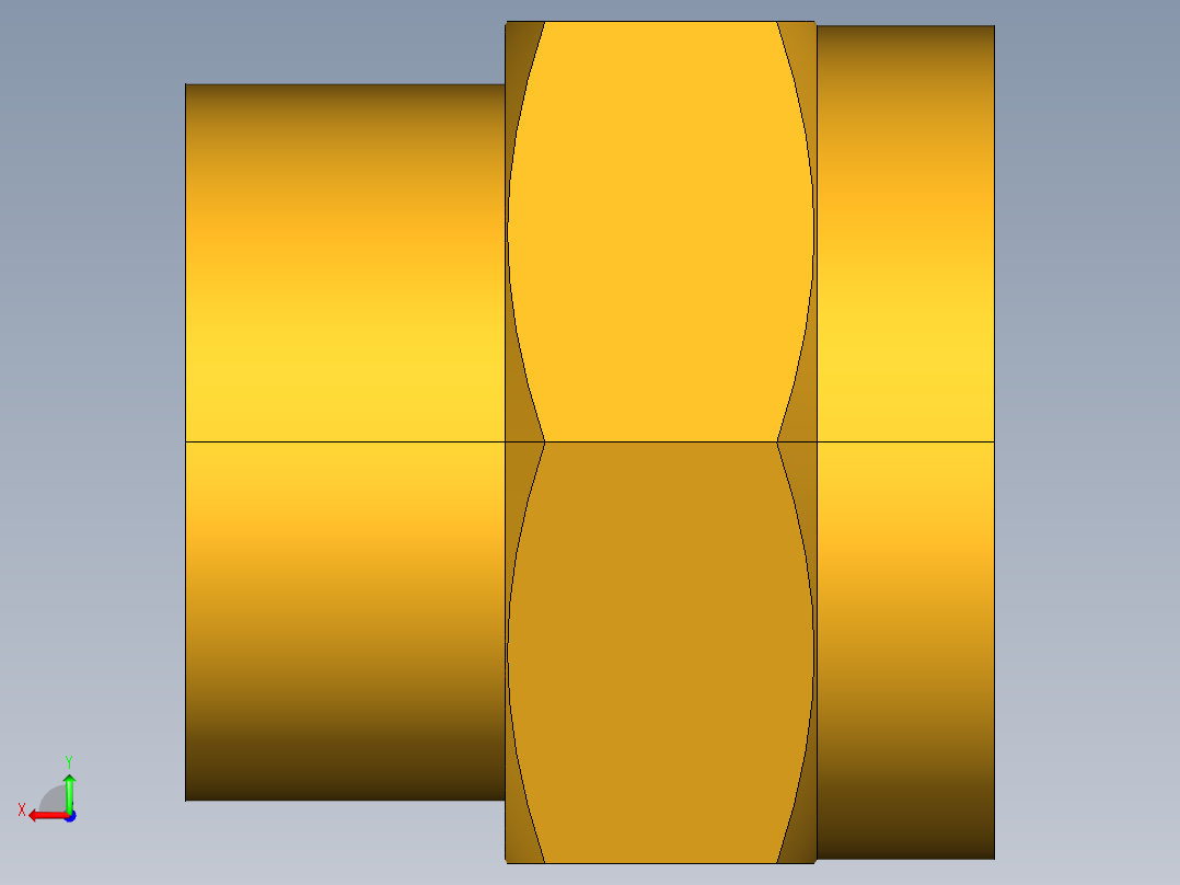 水管接头Female Hose to Female Pipe 98GH-12-8后视图