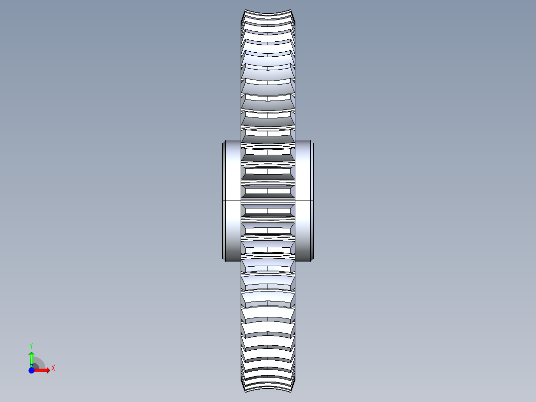 齿轮啮合 (141)前视图