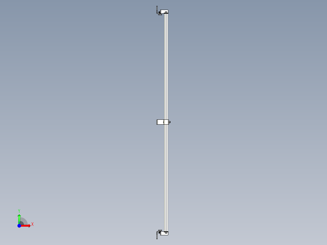 基恩士SL-JB111_side-mount_kc图纸模型前视图