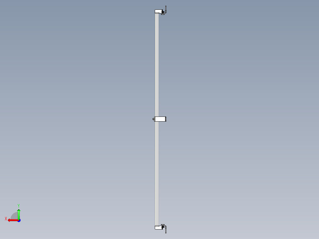 基恩士SL-JB111_side-mount_kc图纸模型后视图