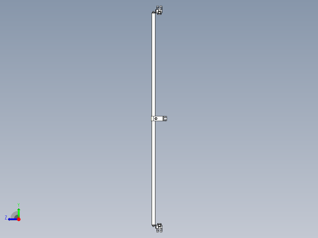 基恩士SL-JB111_side-mount_kc图纸模型右视图