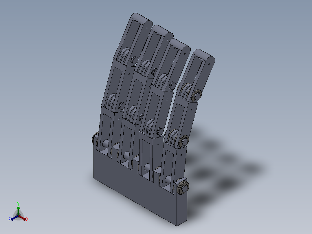 仿生机械手 (16)正等轴测图