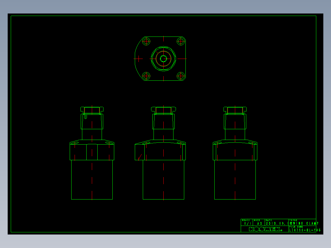 KOSMEKLT0750-GL-Y45多系列多零件图纸模型多系列多零件图纸模型