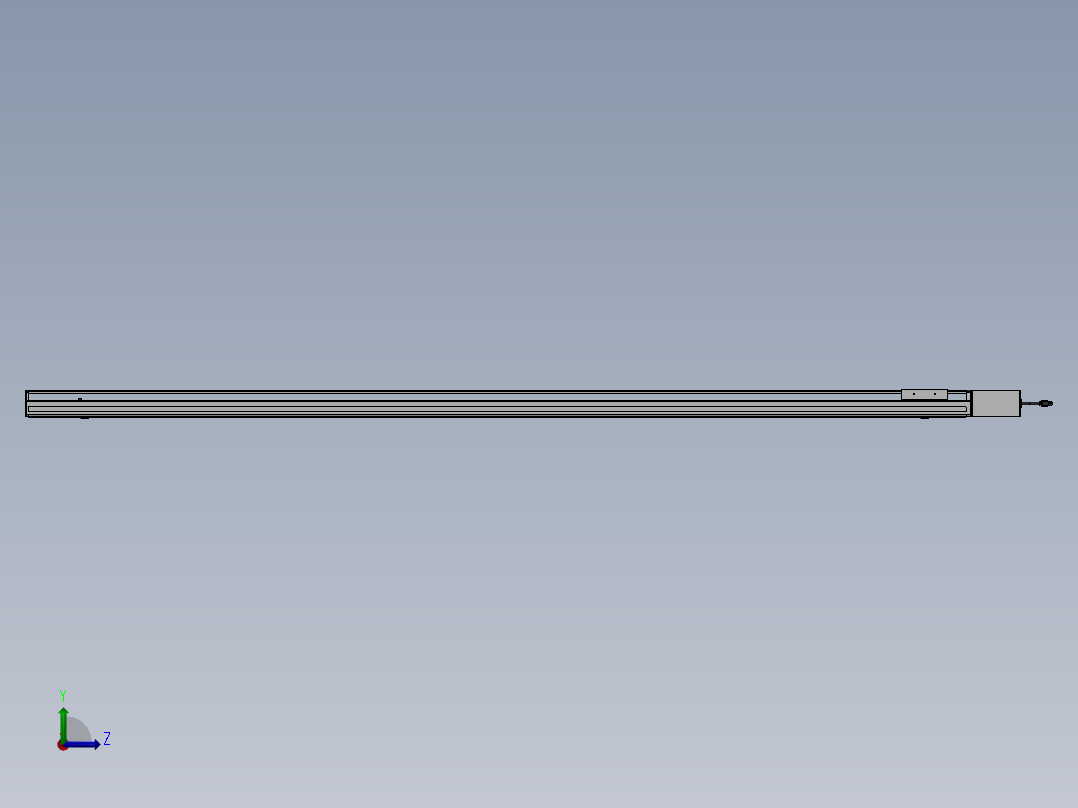 精密模组MT100-L78-2000-L-M10-C4左视图