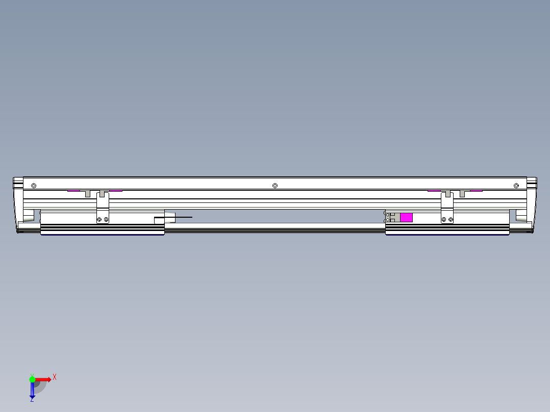 威洛博VL系列3d模型模组2VL14S2Y-S300俯视图