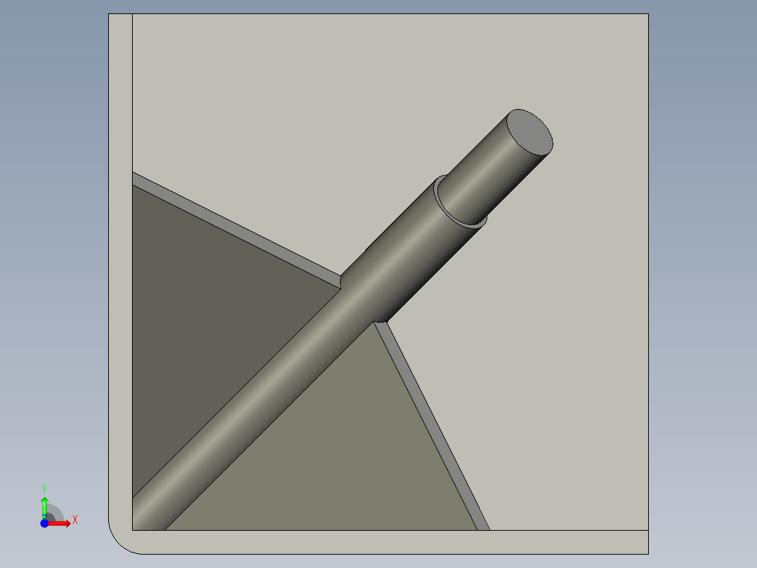 型材-BR 45X45 CORNER BRACKET SQUARE CAP 3842517291前视图