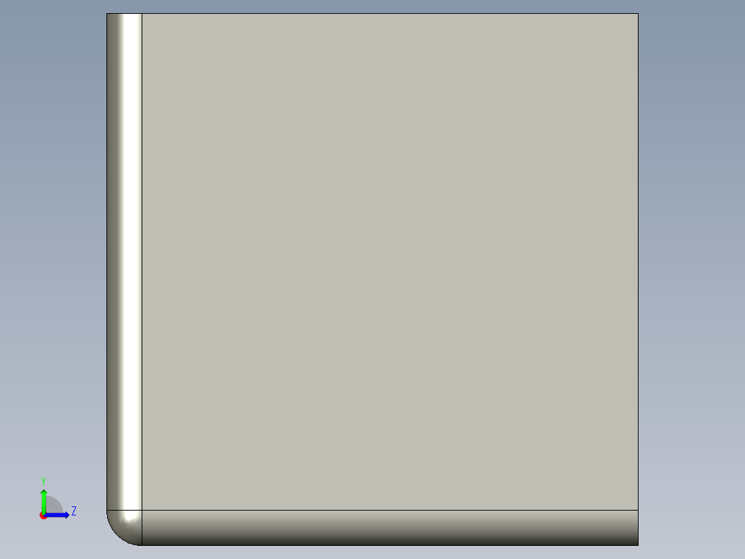 型材-BR 45X45 CORNER BRACKET SQUARE CAP 3842517291左视图