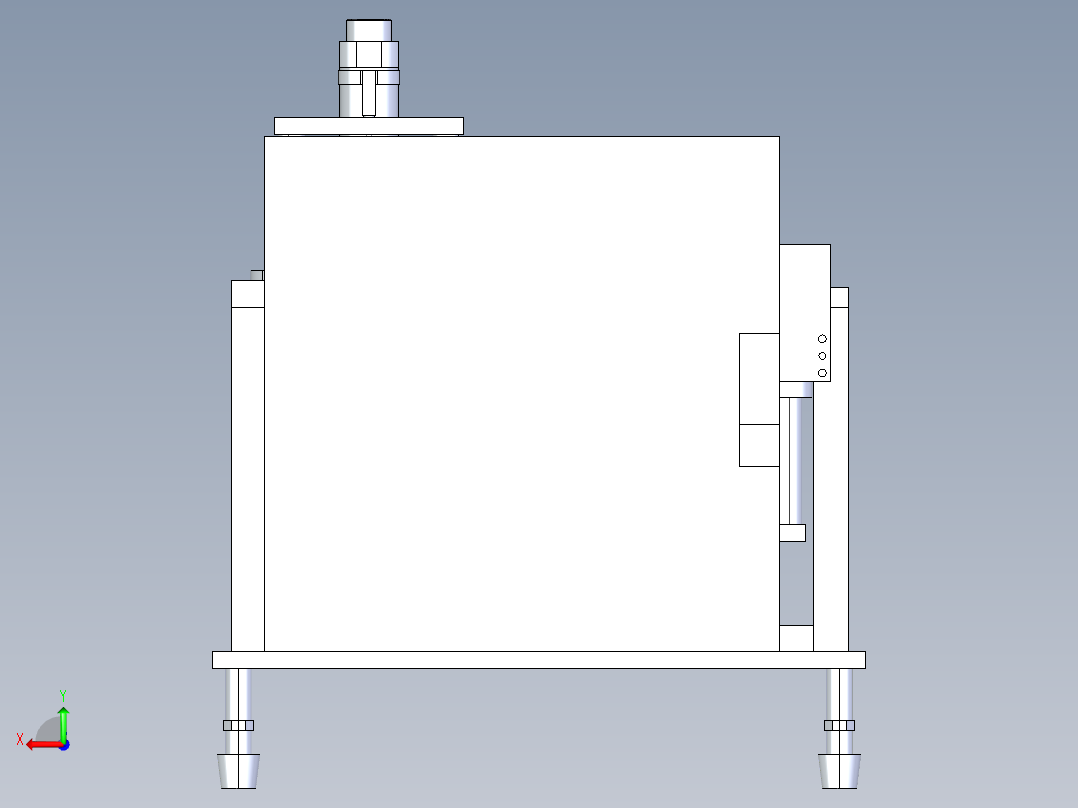 手机壳测试治具后视图